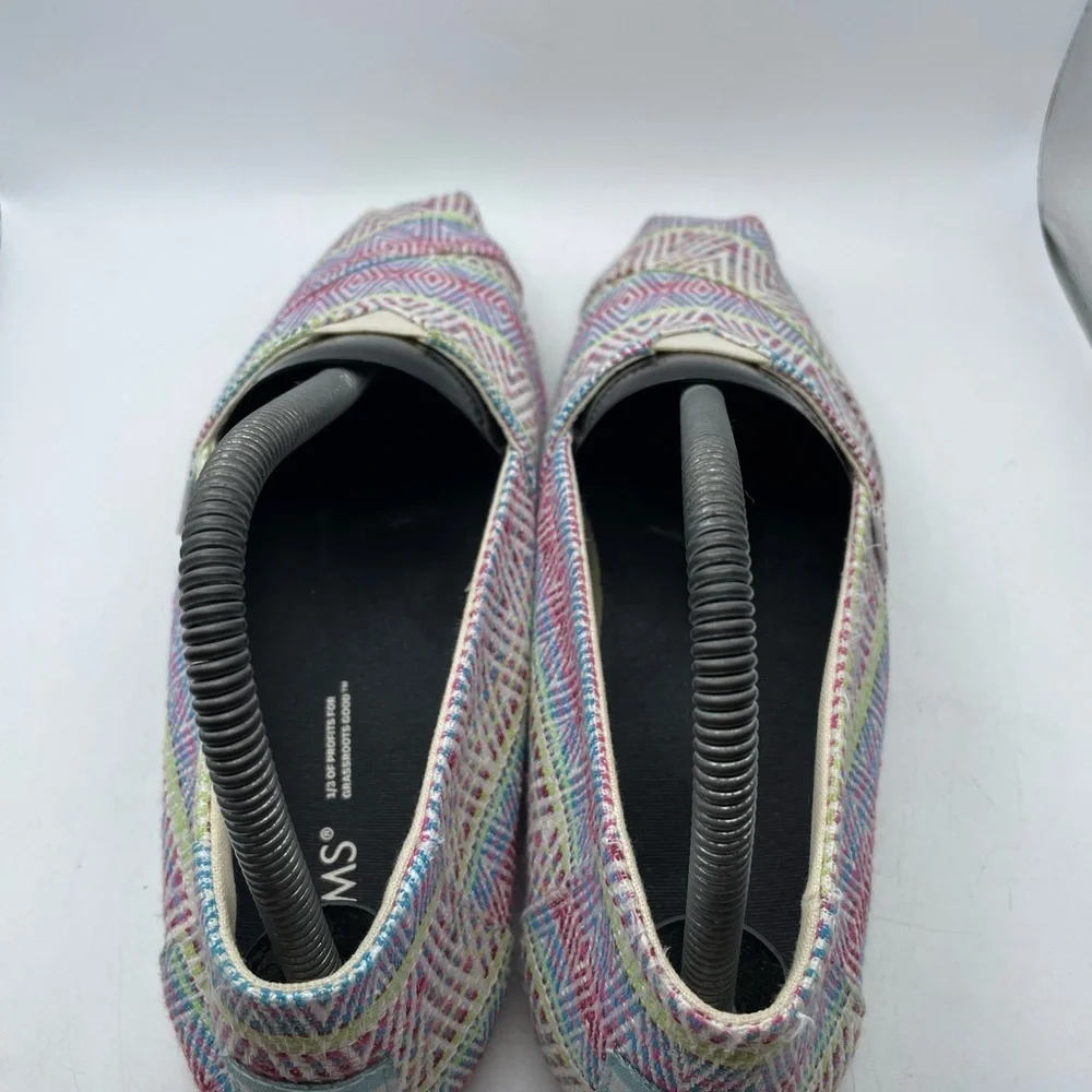 Toms Alpargata Colorful Women's Slip-On Shoes size 8